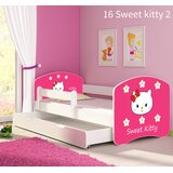  Otroška postelja ACMA z motivom, stranica bela + predal 180x80 cm 16 Sweet Kitty 2 | Shoptok.si