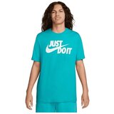 Nike Majice s kratkimi rokavi Ust Do It Swoosh Modra Cene