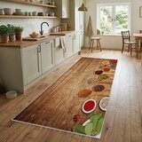  Staza za kuhinju 80x160cm sa gumenom podlogom – Začini bež II, VKG-016 | Eponuda.com