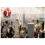  Tapeta - New York - POST AGE STAMP 100x70 | shoptok.hr