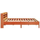  Okvir kreveta bez madraca voštano smeđi 200x200 cm od borovine | shoptok.hr