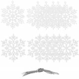 springos set božićnih ukrasa "Snježne pahulje", 10 cm, 12 komada, srebrne | shoptok.hr