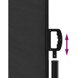  Bočna tenda na uvlačenje crna 180 x 1200 cm | shoptok.hr