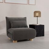 Bessagi Home Fotelj S Funkcijo Ležišča Bella, Temno Siva | Shoptok.si