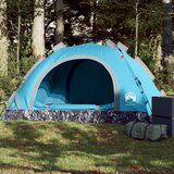 The Living Store Šotor za kampiranje za 2 osebi moder za hitro postavitev - Šotor Za Kampiranje, (21606513) | Shoptok.si