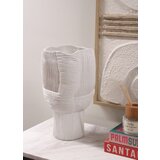 Hanah home vaza LCA0033, 23x23x35 cm, Bela | ePonuda.com