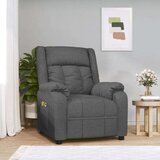 vidaXL Električni masažni stol temno sivo blago, (20921572) | Shoptok.si