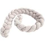 MeowBaby Krem korduroi branik za dječji krevetić 200 cm - | shoptok.hr