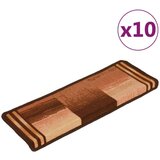  Samolepilne preproge za stopnice 10 kosov 65x21x4 cm rjave, (21061078) | Shoptok.si