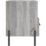  Noćni ormarići 2 kom boja hrasta 40x35x47,5cm konstruirano drvo Siva | shoptok.hr