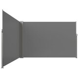  LUARO kutna bočna tenda za terasu, uvlačiva 180 x 620 cm, siva | shoptok.hr