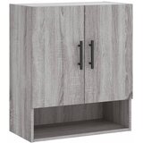  Zidni ormarić boja hrasta sonome 60x31x70 cm konstruirano drvo Siva | Shoptok.si