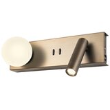 Redo 01-4662 - LED zidno svetlo NORMA LED/5W/230V+LED/3W CRI90 USB bronzno | Eponuda.com
