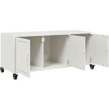 vidaXL TV omarica bela 100,5x39x43,5 cm hladno valjano jeklo | Shoptok.si