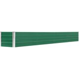 vidaXL Visokaa greda pocinkano jeklo 320x40x45 cm zelena, (20618673) Cene