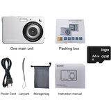 INF Digitalni fotoaparat K09 s kartico 32GTF - Ujemite vsak trenutek Silver, (5000116952) | Shoptok.si