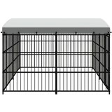 Vanjski kavez za pse s krovom 300 x 300 x 210 cm | shoptok.hr