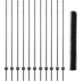  Set ograde Set od 2 Siva Čelik s praškastim premazom 25 x 1 5 m | shoptok.hr