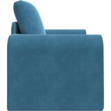vidaXL Sofa Krevet na Podu 2-u-1 Plava 98x71x83 cm Baršunasti | shoptok.hr