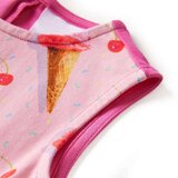 vidaXL Otroška obleka s potiskom sladoleda svetlo roza 92 | Shoptok.si