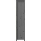  Visoka komoda siva 80 x 35 x 154 cm od masivne borovine | Eponuda.com