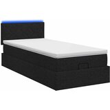  od pjene s madracem i LED-om Crna 100 x 200 cm Tkanina | shoptok.hr