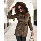 Resti Women's quilted jacket in dark green | Shoptok.si