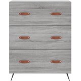  Visoka komoda siva sonome 69,5x34x180 cm od konstruiranog drva | shoptok.hr