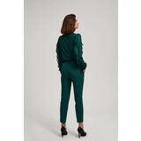 Marisse Emerald Green 7/8 Leg Crease Trousers | Shoptok.si