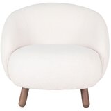 House Nordic Kremno bel fotelj z naslonjalom za noge Savona – | Shoptok.si