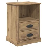 vidaXL Nočna omarica artisan hrast 43 x 36 x 60 cm Konstruiran les | Shoptok.si