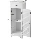 Stupni kupaonski ormarić - Bijeli | shoptok.hr