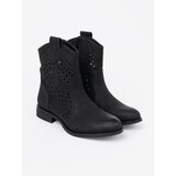 SEASTAR Openwork black boots | ePonuda.com