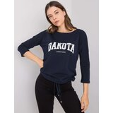 RUE PARIS Blouse-RV-BZ-6673.61-navy blue | Shoptok.si