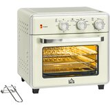 Nesta Mini pečica z ventilacijo 20 L, kremno bela, 1400 W, 7 v 1, komplet pekača, ko&amp;scaron;ara za cvrtje, pladenj za drobtine, 1-urni časovnik, (5000493714) Slike