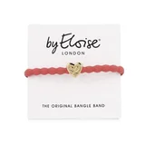 Gold Heart Coral elastika za lase