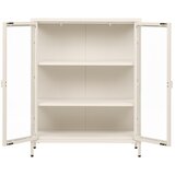 House Nordic Krem željezna vitrina 80x101x40 cm Brisbane – | shoptok.hr