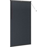 vidaXL Zavjesa za prozor sa zavjesama Ostalo Crna 120 x 220 cm Aluminij | shoptok.hr