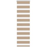 Zebra zavjesa Pješčano smeđa 45x100 cm Širina tkanine 40,9 cm Poliester | Shoptok.si