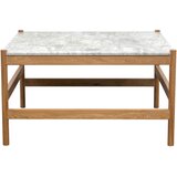 MID.YOU Couchtisch ALDO Marmor, naravne barve, bela | Shoptok.si