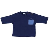 Benetton majica 3VR5A103E modra F 62 Cene