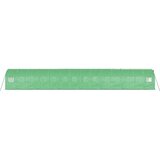  Staklenik s čeličnim okvirom zeleni 28 m² 14 x 2 x 2 m | shoptok.hr