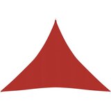 Senčno jadro 160 g/m² rdeče 4x4x4 m HDPE, (20703433) | Shoptok.si