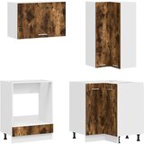  Kuhinjska jedinica LYON 8 kom. Dimljeni hrast Konstruirano drvo | shoptok.hr