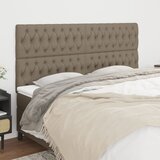 vidaXL Posteljno vzglavje 4 kosa taupe 100x7x78/88 cm blago Cene