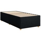 vidaXL Box spring postelja z vzmetnico črna 100x200 cm blago | Shoptok.si