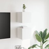  Zidni TV ormarići 2 kom bijeli 30,5 x 30 x 30 cm | shoptok.hr