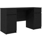  Stol s ladicama Crni hrast 140 x 49 x 76 cm Konstruirano drvo | shoptok.hr