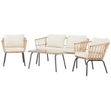 Venture Home Ortigia vrtni lounge set, prirodna boja drva Slike