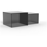 Actona sive steklene mizice v kompletu 2 ks 50x50 cm dice – | Shoptok.si